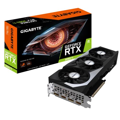 TFGAJKKKKK NVIDIA GeForce RTX 3060 Ti �O���t�B�b�N�X�{�[�h 8GB GDDR6X RAM (���{���K�̔��X) GV-N306TXGAMING OC-8GD