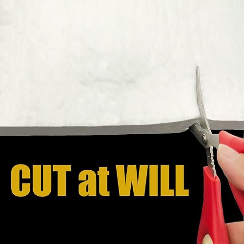 Vista 16 de Manta de fibra de cerámica de 32 x 24 x 1 pulgada (gruesa) con aislamiento ignífugo clasificado a 2400 F, resistencia a altas temperaturas