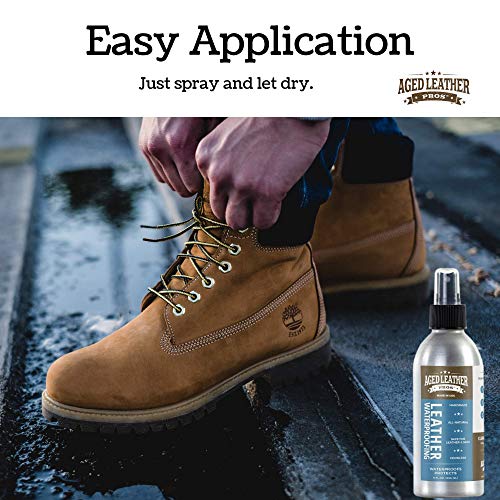 Aged Leather Pros Leather Waterproofing (8 oz) for Suede, Nubuck, and Any Leather | Protects Purses, Shoes, Jackets, Couches, Auto Interior, Saddles and Much More - Thumbnail 4