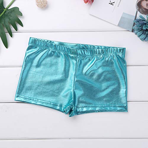 Image of Agoky Kids Girls 2PCS Sports Outfits Ballet Gym Sequins Mermaid Tank Top Shorts Set Tankini Swimwear Gymnastics Tracksuit