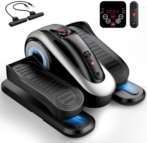 Under Desk Elliptical Machine Leg Exerciser While Sitting for Sen...