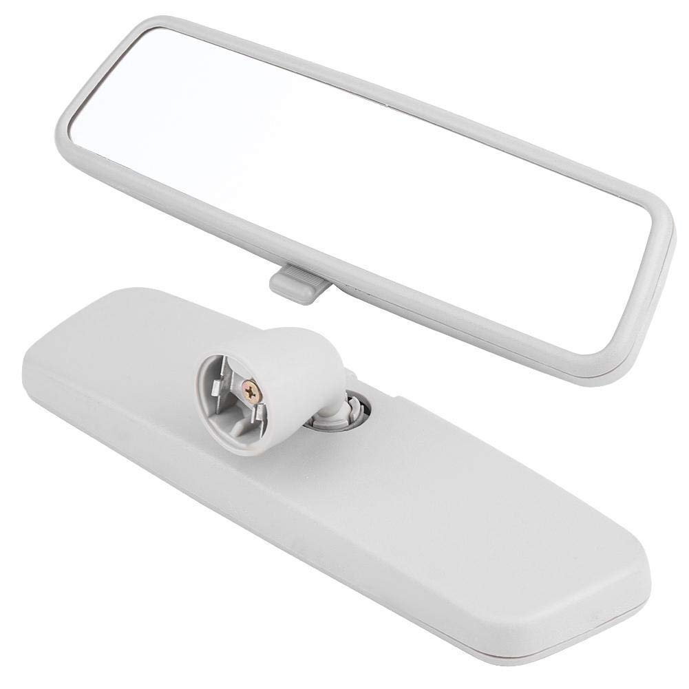 KIMISS Specchietto retrovisore interno in plastica e vetro specchietti retrovisore interno auto per B5 MK4 99-05 3B0857511G(Grigio)