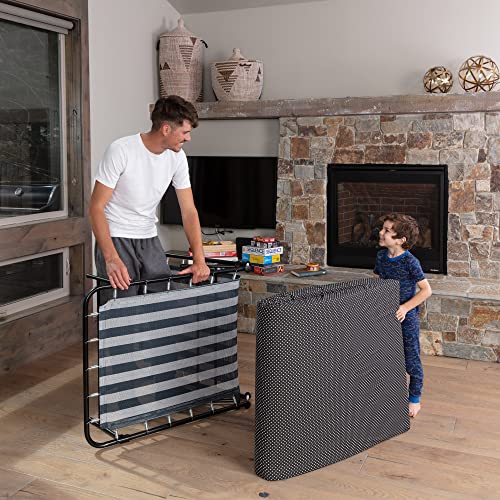 Litebed™ Folding Bed With Memory Foam Mattress - Portable Fold Up Bed With Storage Bag - Luxurious Foldable Bed With Frame - Foldaway Guest Bed - Hideaway Cot For Adults & Kids - No-Risk 100-Day Trial #TOP5