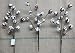 Cotton Stem - Pack of 3 - Floral Cotton Wired Stem / Stalk - Bulk Wholesale Pricing