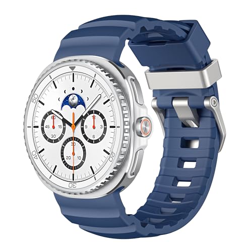 Bracelet Galaxy Watch 8 anti-transpiration en silicone souple interchangeable sport
