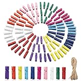 Photo Gallery 100 pezzi mollette in legno piccole colorate mollette da bucato 10 colori mollette decorative con corda di iuta da 10 metri per fissare foto,biglietti,cartoline,decorazioni e lavori manuali(3,5×0,7cm) Photo Gallery 100 pezzi mollette in legno piccole colorate mollette da bucato 10 colori mollette decorative con corda di iuta da 10 metri per fissare foto,biglietti,cartoline,decorazioni e lavori manuali(3,5×0,7cm)