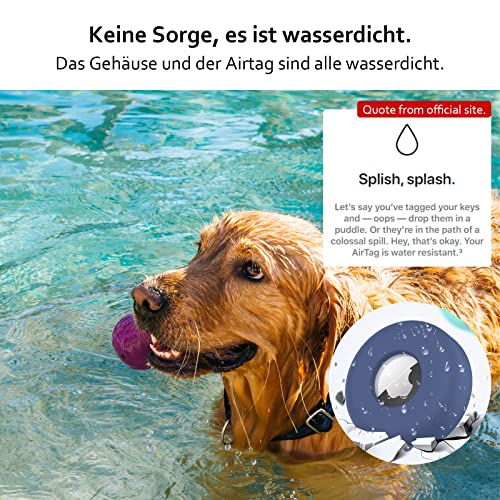 Silicone Holder for Air-tag Dog Collar, Slide-On Lightweight Waterproof Case for Air-tag Dog/Cat 2021 Accessories - Image 4