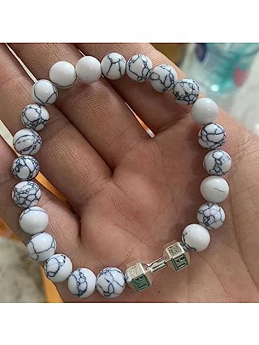 Harry and Henry 2/3PCS Weighted Bracelet for Men Dumbbell Bracelet for Men Mens Heavy Bracelets Mens Beaded Bracelets Gym Jewelry Gifts3