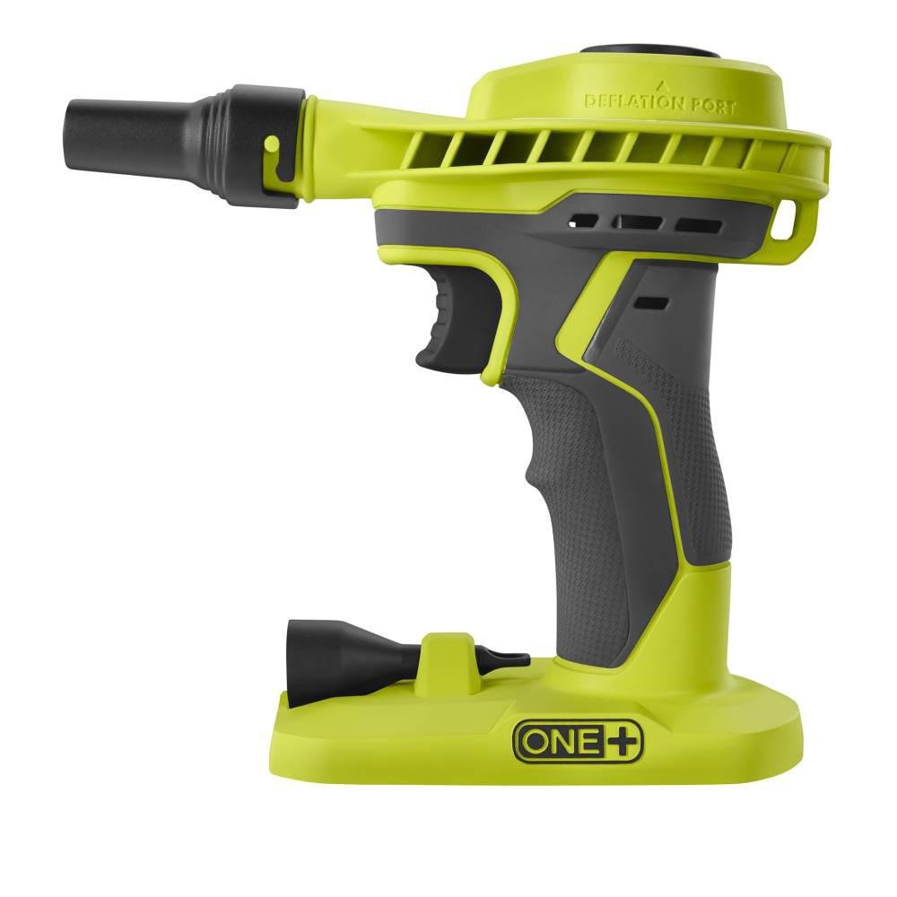 RYOBI 18-Volt ONE+ Lithium-Ion Cordless High Volume Power Inflator P738 Kit with 1.3 Ah Battery and 18-Volt Charger