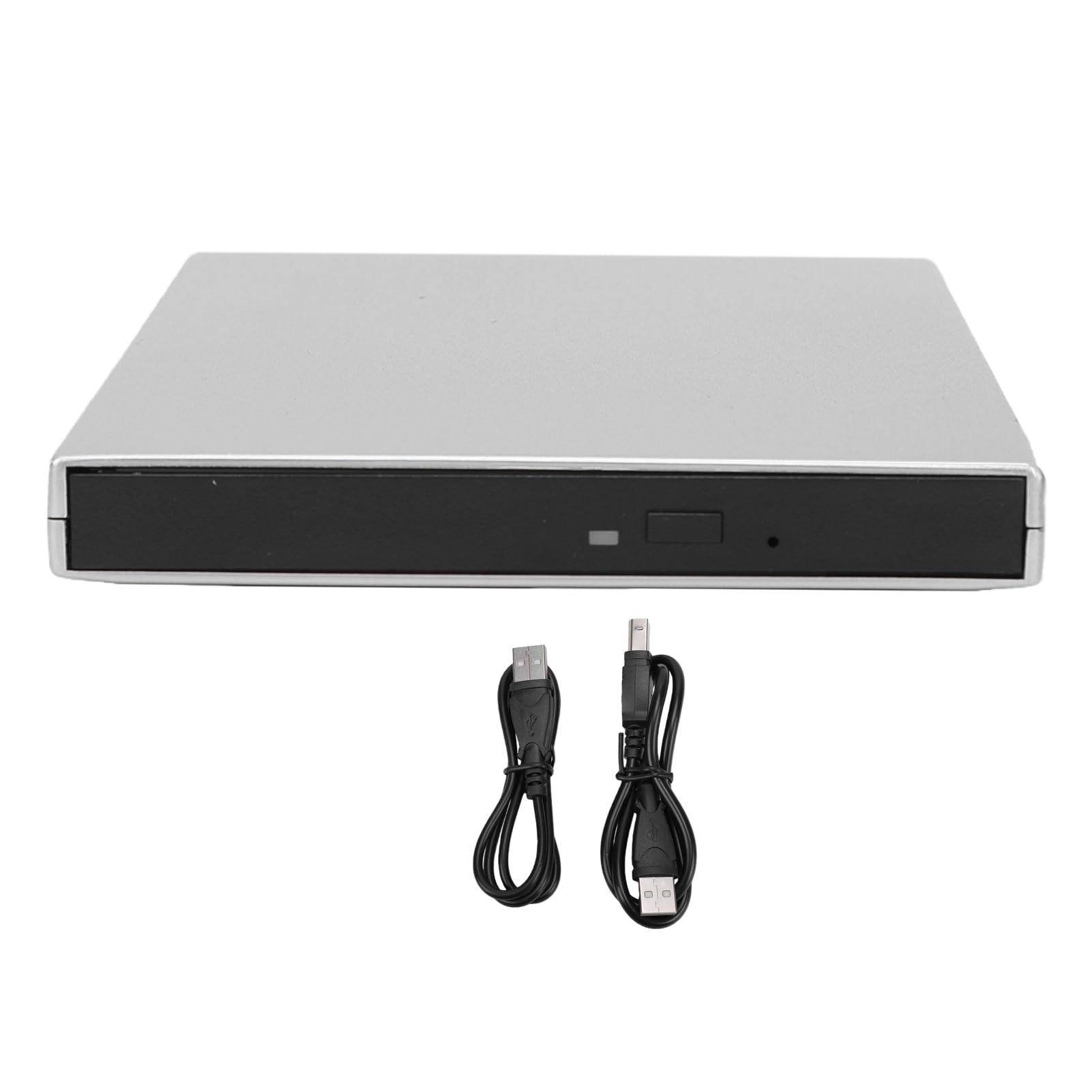 ASHATA Lecteur Optique USB Portable, Graveur CD 5 Gbps (Silver)