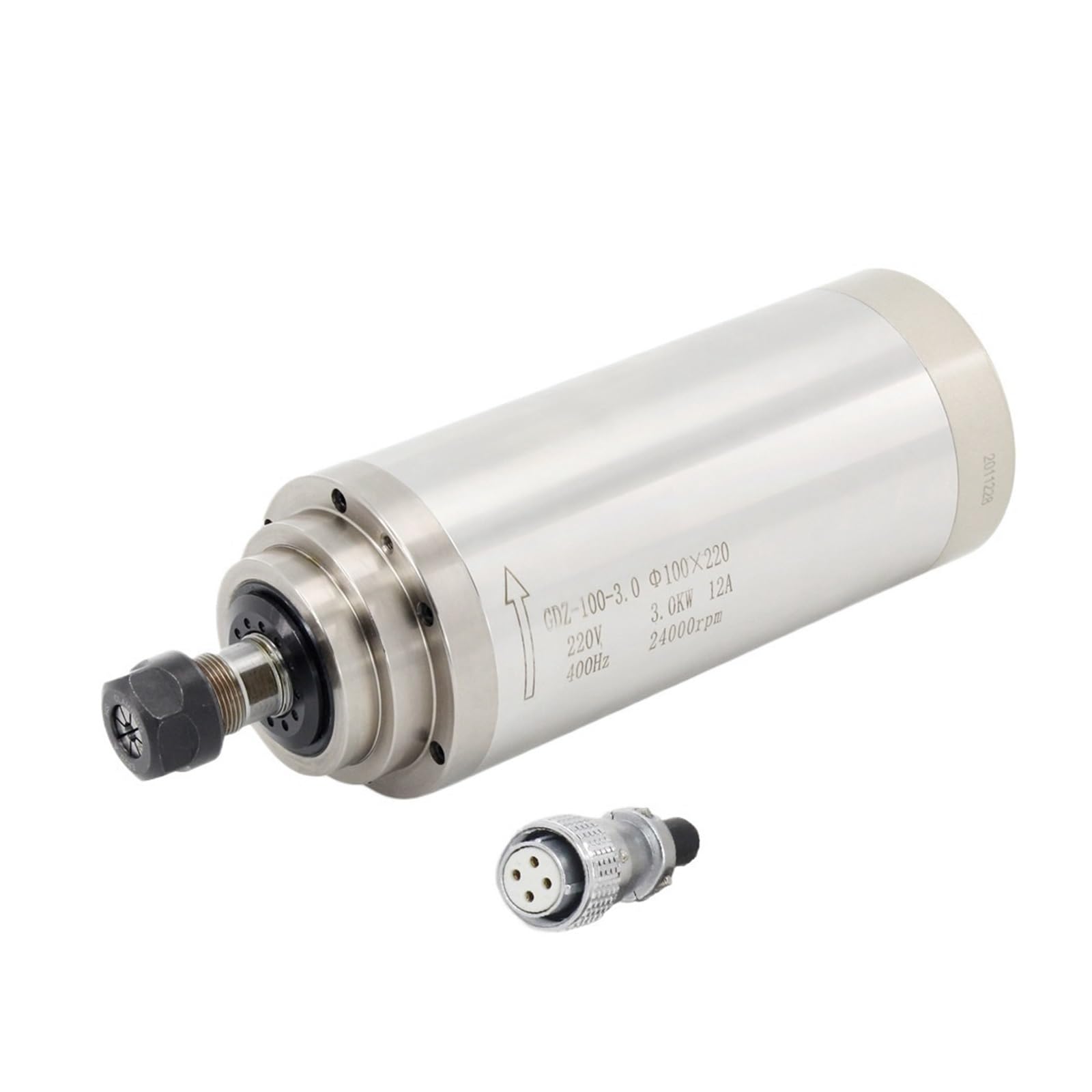 GDZ-80-3.0 Water Cooling Spindle Motor 3KW 220V 24000rpm 100x220mm