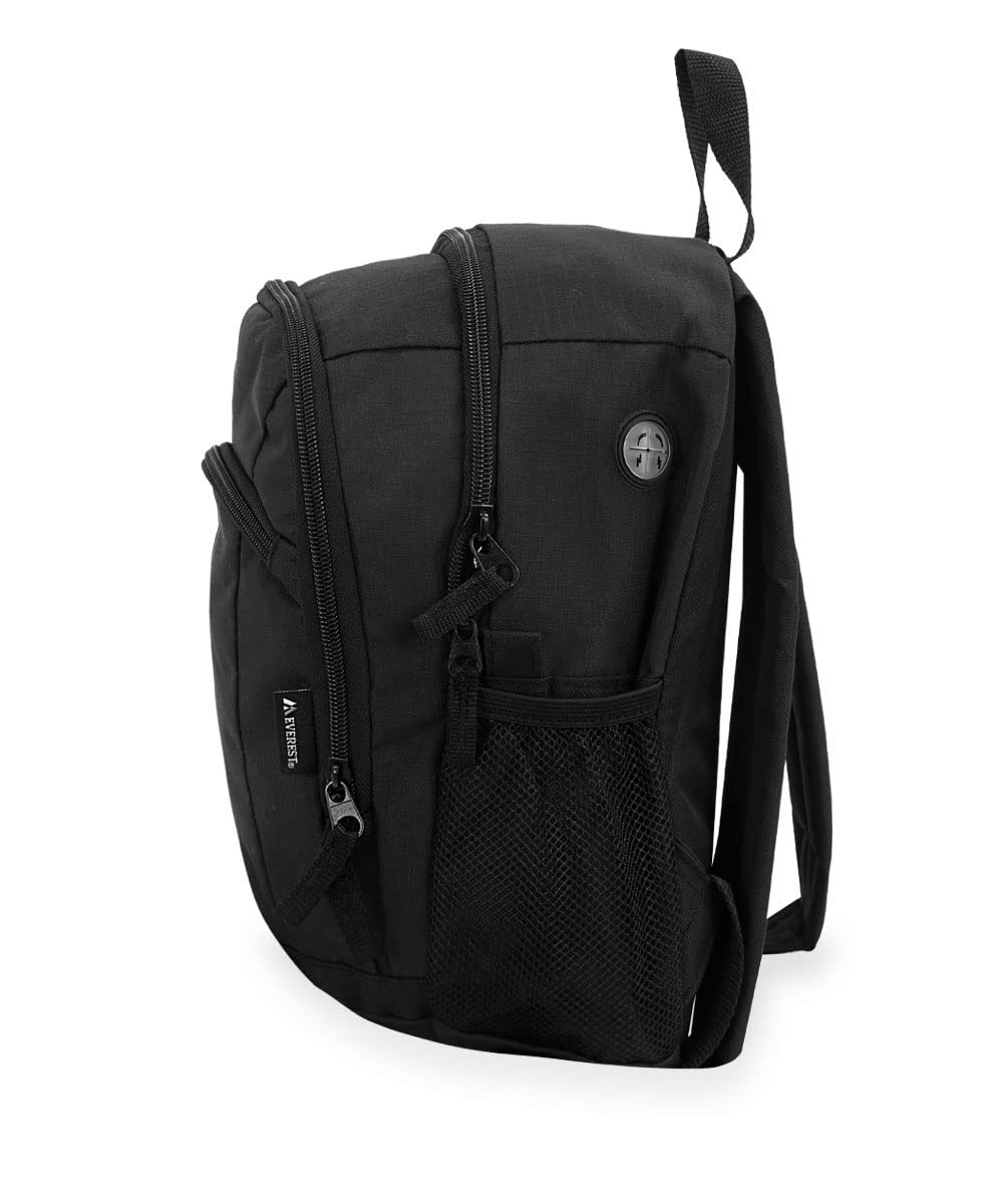 Everest Zaino Deluxe Piccolo, Nero, Taglia unica, Zaino