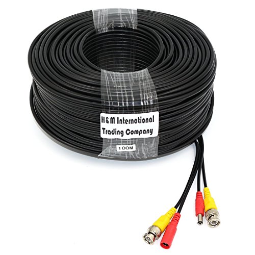 328 ft (100m) Generico CCTV Video BNC e DC Power