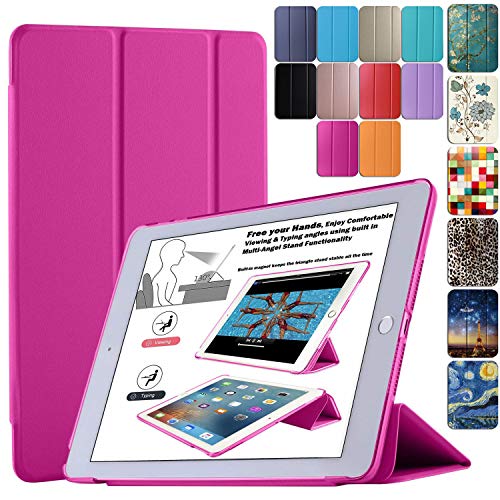 Image of DuraSafe Cases iPad 9.7 Inch 2013 Air 1 Generation [ Air 1st ] MD785LL /B MD788LL /B MD786LL /B MD789LL /B MD787LL /B Protective PC Dual Angle Stand Cover - Pink
