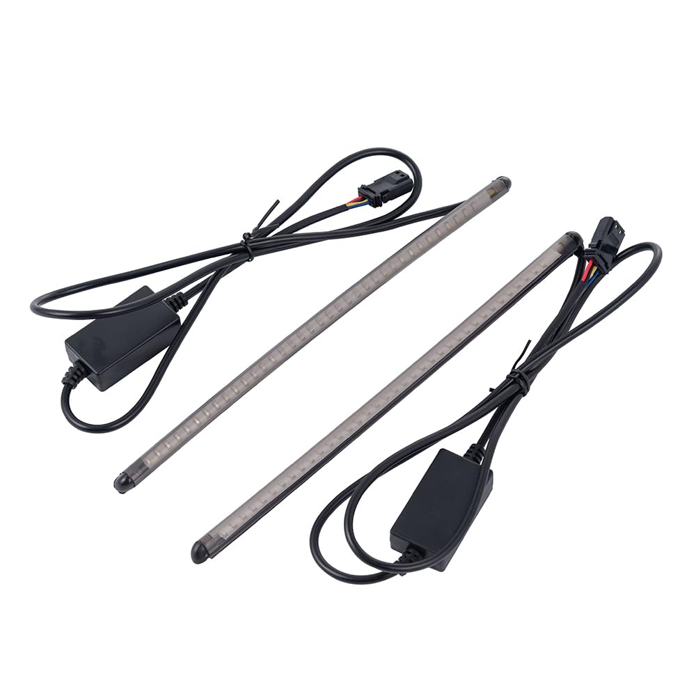 Advanblack Phantom Led Filler Panel Lights Rear Fender Lights for 14up Harley Touring Street Glide & Road Glide