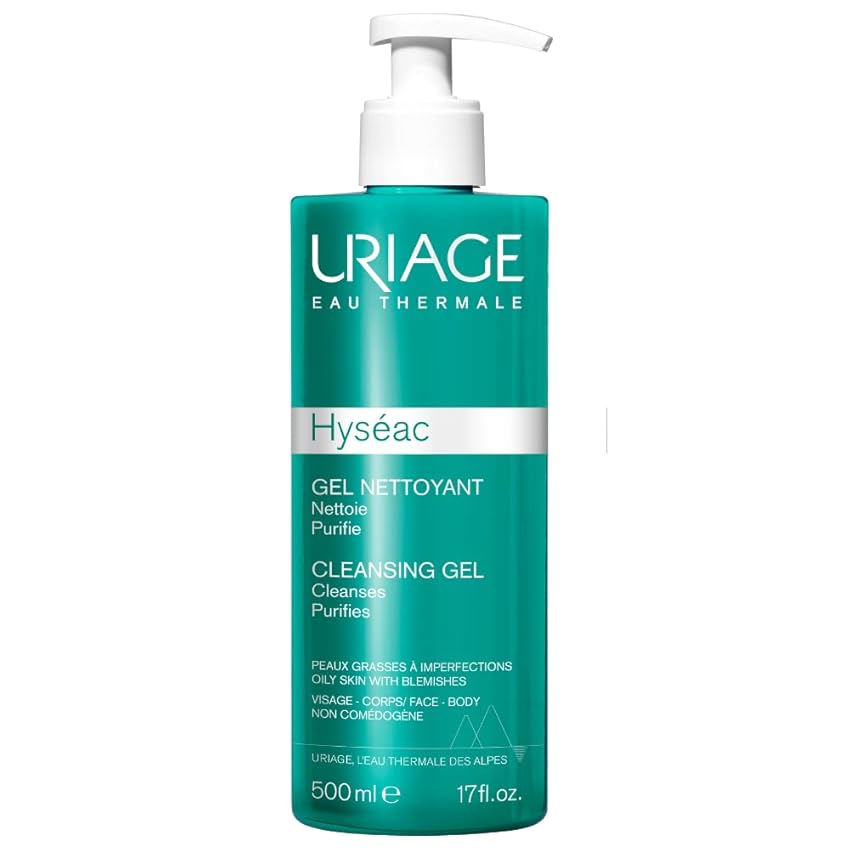 Immagine del prodotto Uriage Hyseac Gel Detergente Pelle Mista O Grassa, 500 Millilitro