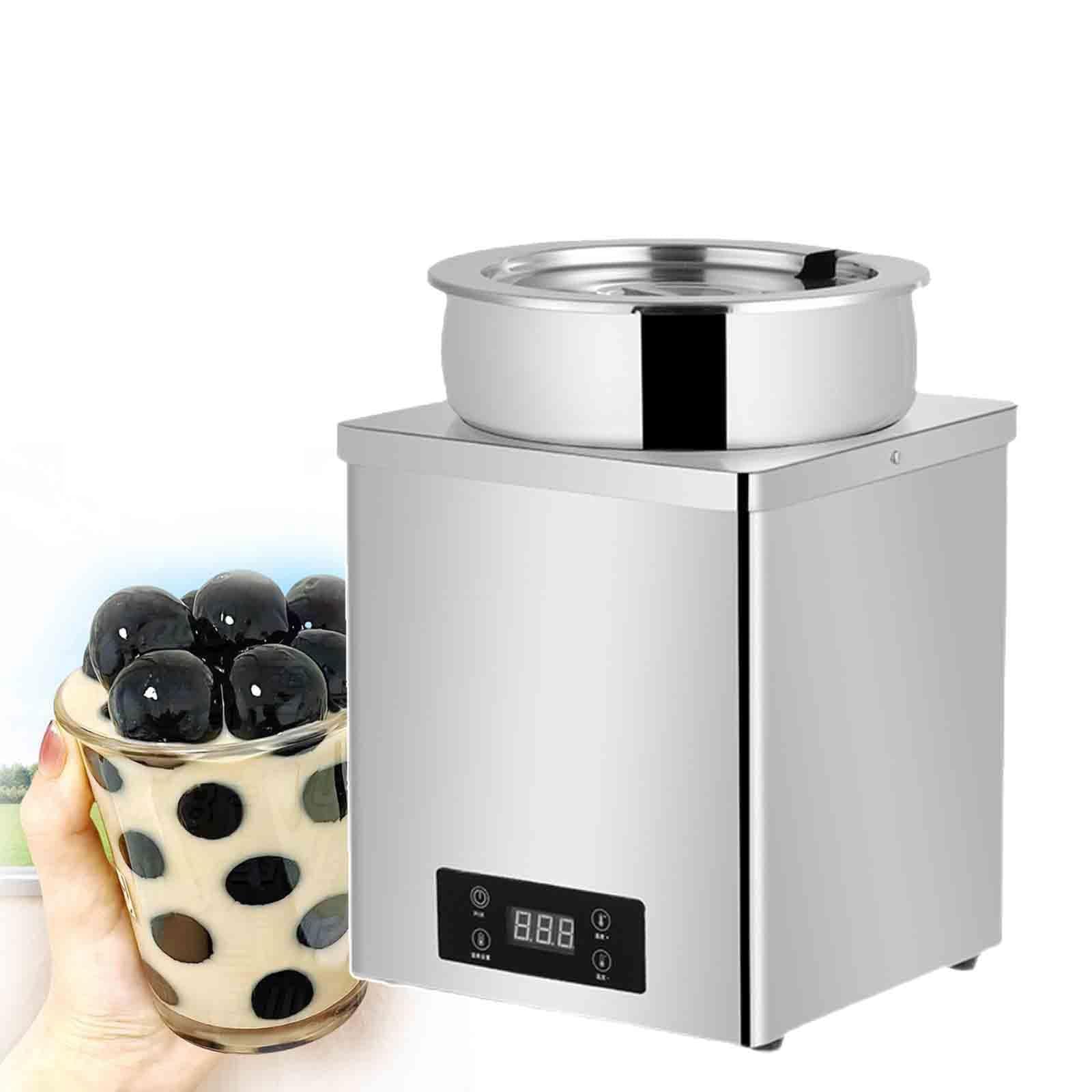YXZQLOZ Stainless Steel Pearl Warmer Machine 3L/7L for Bubble Tea, Tapioca, Sushi - Adjustable Temperature 30-100°C, for Milk Tea Shops and Taro Balls (7L)