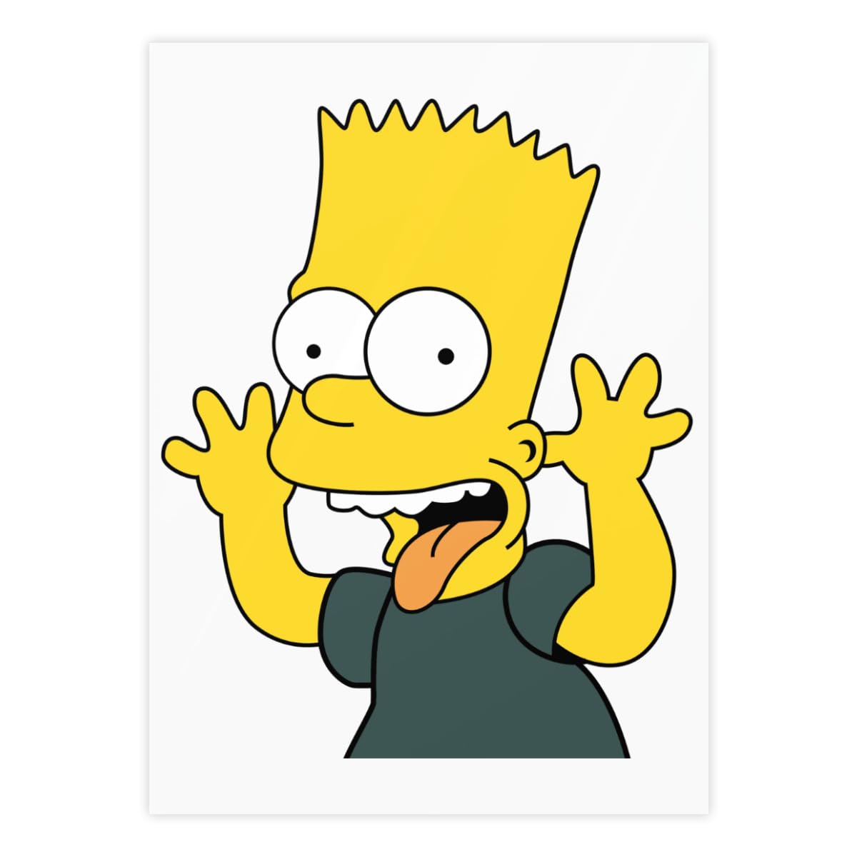 Amazon.co.jp: ステッカー ザ・シンプソンズ 人気 Logo クリスタル