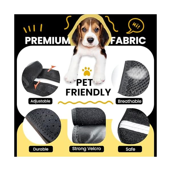 Premium reinforced pet neck brace for dogs and cats superior support and comfort adjustable and breathable recovery collar post surgery dog cone alternative stops licking and biting  urban country home decor