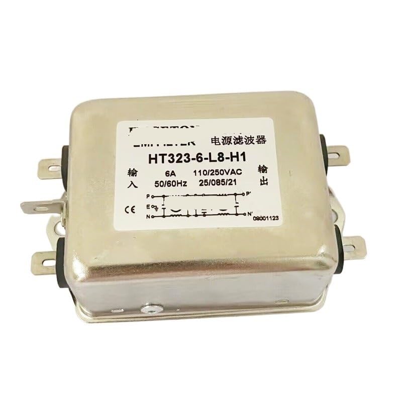 Filtro de potencia HT323-20-L8-H1 con supresión M4 monofásico de 30A y 220V