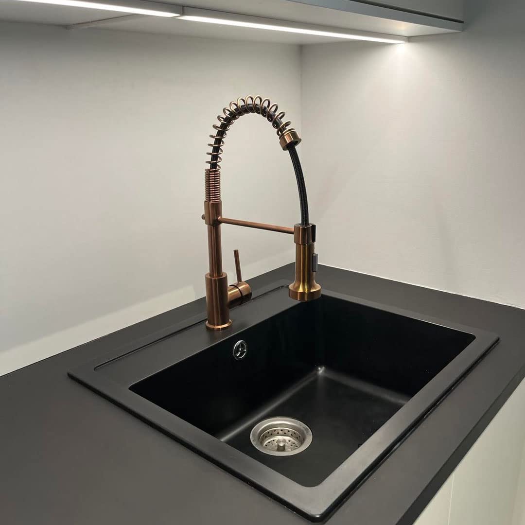 Essebagno Rubinetto Plimo con doccetta in rame