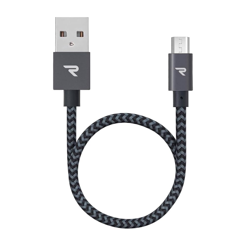 充電ケーブルホットスワップ可能なUSBデータ充電ケーブル黒　1メートル Amazon.co.jp: Rampow Micro USB ケーブル 短い 【20cm/黒