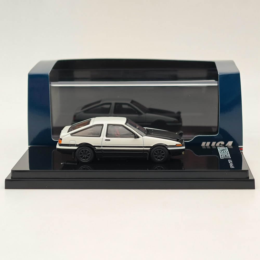 Hobby Japan 1/64 per Sprinter Trueno GT APEX (AE86) JDM Style con cofano in carbonio bianco HJ641052BWB Diecast Model Car Collection Auto Toys Gift