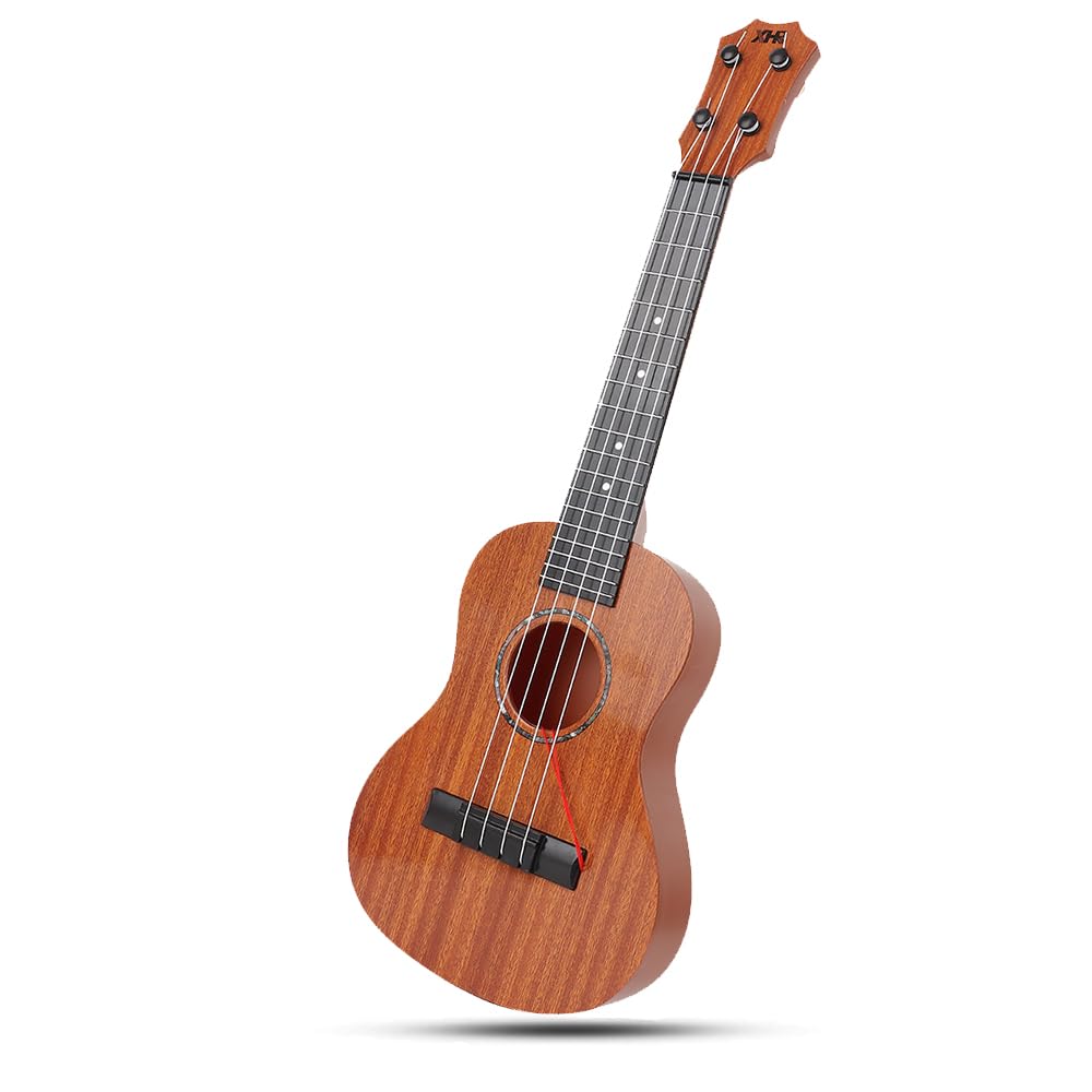 Raimy Kids Ukulele Guitar - 21inch 4 Strings Guitar Children Musical Instruments Educational Toys with Picks for Toddler Kids Boys Girls Beginner (Orange)