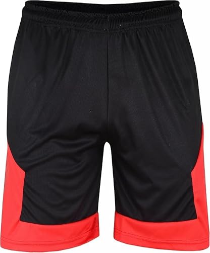 Basketball Jersey for Boys/Men 2 Piece Basketball Uniform Adult Sleeveless Kit Lightweight Set (X-Large, Black) - Thumbnail 2
