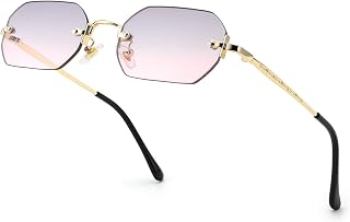 Karsaer Vintage Rectangle Sunglasses Rimless Frameless Candy Color Glasses Women Men B7157 Price In India