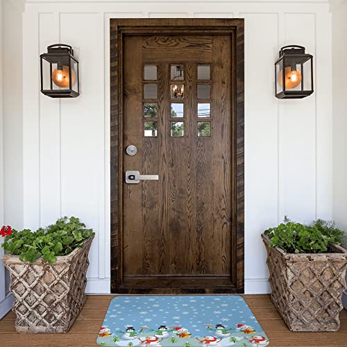 Nibbuns Nature Flannel Floor Mat Indoor Outdoor,Nature Painting With Trees In The Autumn,Entrance Doorway Doormats Non-Slip Bedroom Bathroom Entrance Mat Absorbent Rugs,24"X16",Orange Yellow #TOP5
