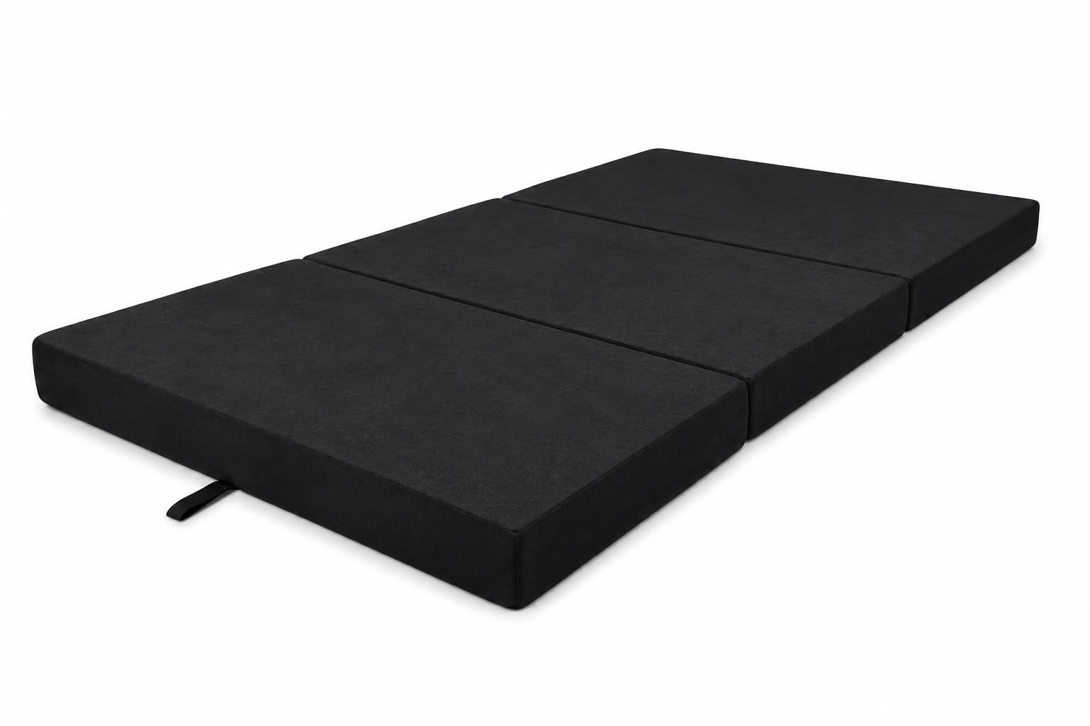 Odolplusz Klappmatratze Faltmatratze Klappbett - Made IN EU - als Matratze Gästebett Gästematratze einsetzbar (Schwarz, 120 x 200 cm)