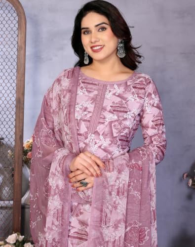 Image of Priyashi Women Unstiched Crepe dress materials | Crepe Salwar Suit for women with dupatta | suit material for women unstitched