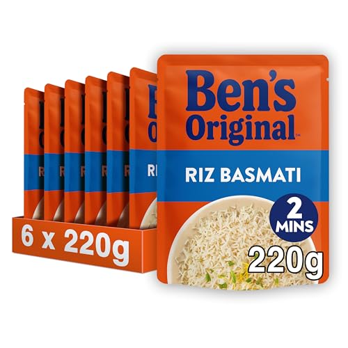 Ben's Original Riz Basmati 2 min - 220g (Lot de 6)