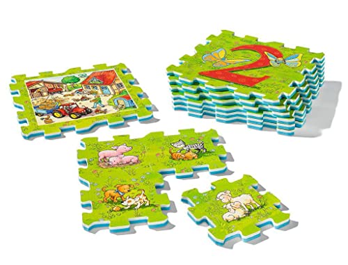 10 Dalles en mousse à assembler : la ferme Ravensburger France - vue 5