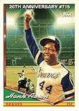 1994 Topps #715 Hank Aaron Baseball Card Atlanta Braves