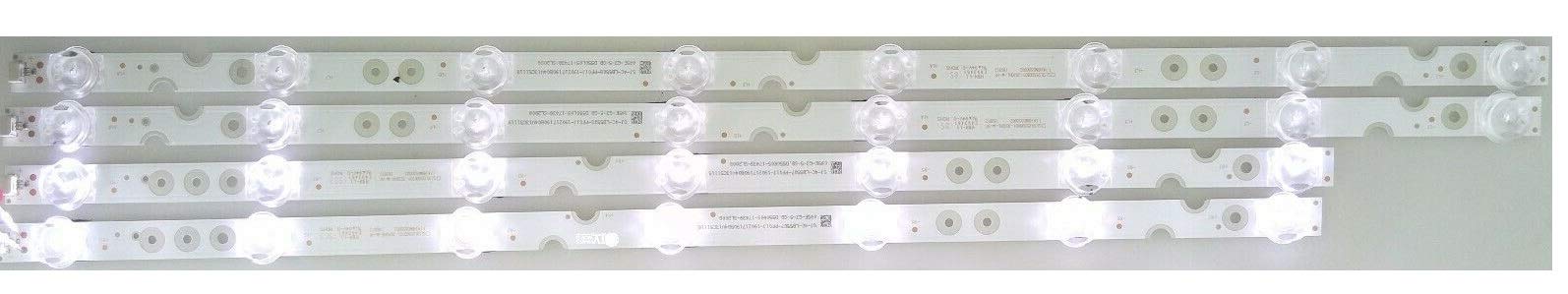 55S425 55S421 55S423 for TCL led Strips (4 pcs on Set) 4C-LB5507 4C-LB5508 GIC55LB112_3030F2.1D SJ.SB.D5500801-3030HL-M-HF TCL_55D6_2X8_R 55HR330M08A2 55S425LA 30535