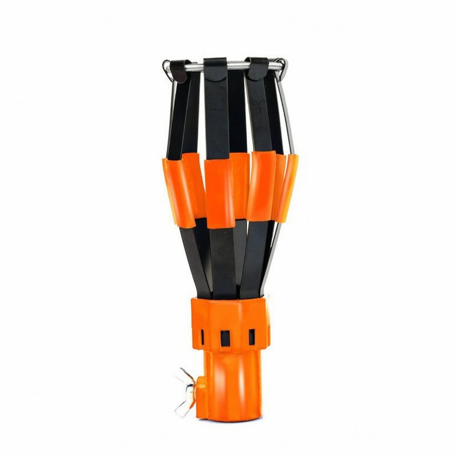 Pole-Mounted Light Bulb Changer Attachment Threaded Bulb Changer with Suction Cup Anti-Slip Hardware for Homeowners, Maintenance Workers, High Ceilings, Stairwells, Orange Medium-image-15