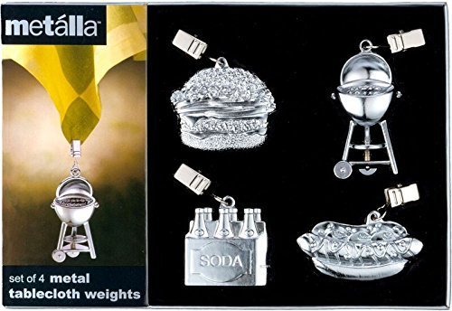Prodyne bar-B-Q Tablecloth Weights, Set of 4 Cover
