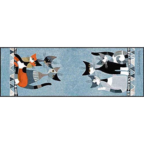 Salonloewe Rosina Wachtmeister Siamo in sei Fußmatte 60x180 cm Schmutzfang-Teppich waschbar Läufer...