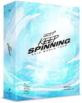 GOT7 2019 WORLD TOUR [KEEP SPINNING] DVD 3 DISC (DVD CD)+108p