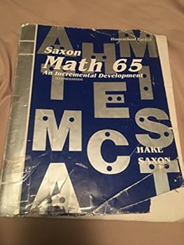 Paperback Homeschool Packet for Math 65: Answers (Saxon Math 65) Book
