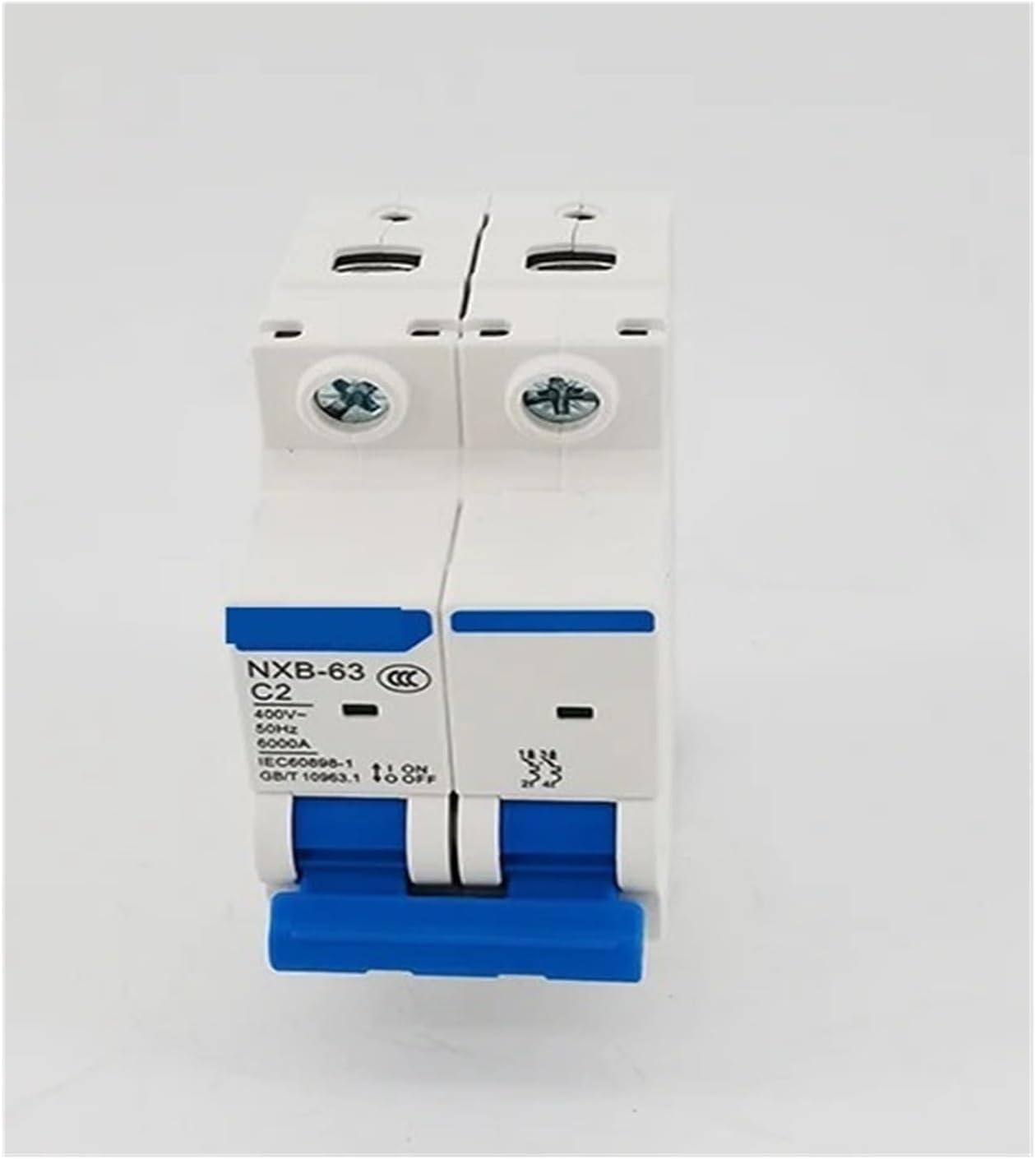 Air Switch Open Small 2P Circuit Breaker 1-63A Single-Phase Household NXB-63 - C Type(2P-1A)