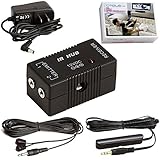 Cmple - Compact Premium Remote Control Repeater IR Infrared Repeater Kit System IR Emitters Extender