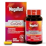 MegaRed Advanced CoQ10 Supplements- 200mg Per Serving, Powerful Antioxidant that Supports Cellular Energy Production and Protects Against Free Radicals*- 30 Coenzyme Q10 Capsules, 30 Servings