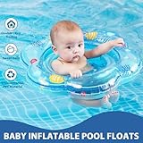 Baby Swimming Float, Inflatable Baby Swimming Ring with Safety Seat, Baby Bath Toddler Swim Pool Bathing Accessories for Toddlers 6-36 Months and Swim Trainging - Image 6