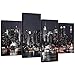 Produktbild Wallfillers Canvas Kunstdruck auf Leinwand Motiv: New York Skyline Wolkenkratzer