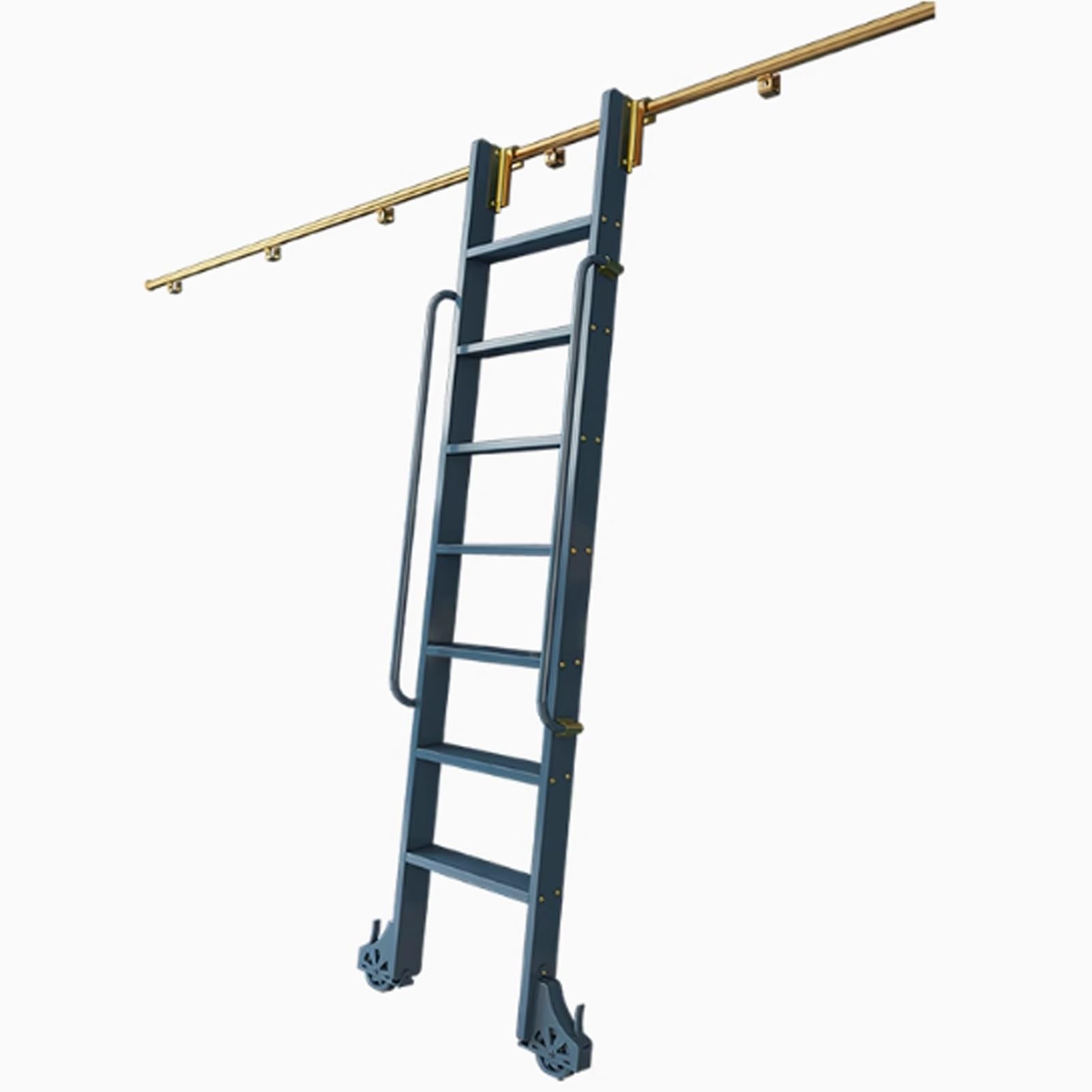 Kit de rails d'échelle mobile pour porte de grange et meubles hauts de séjour