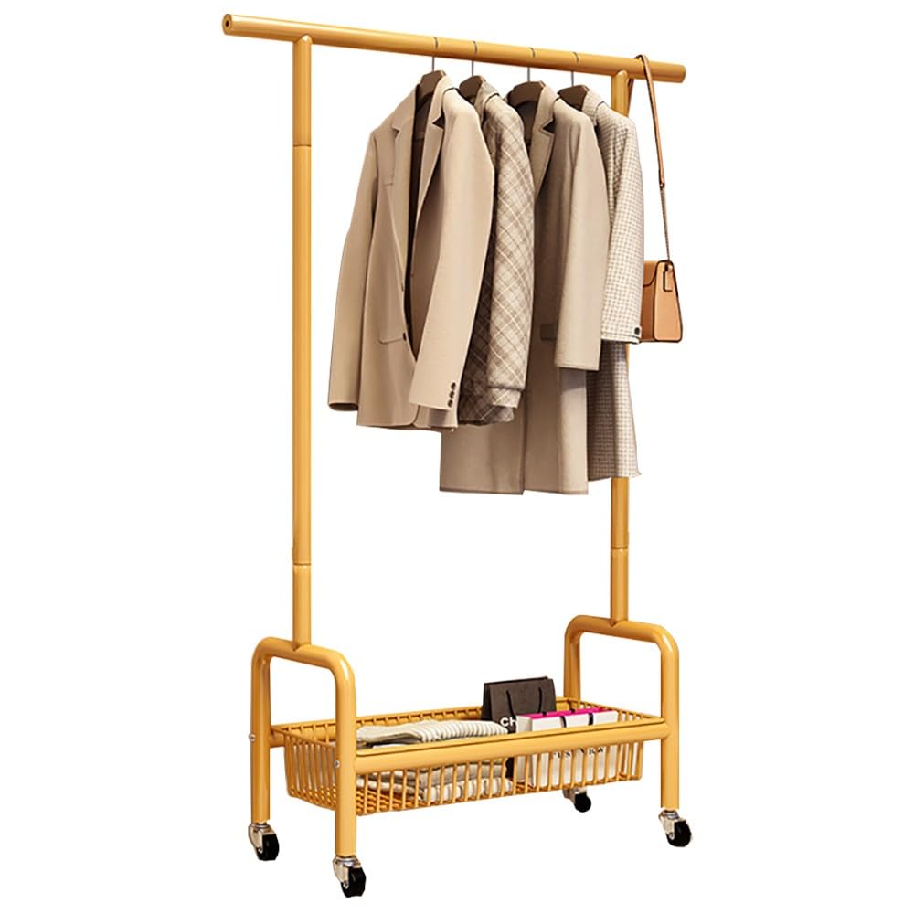 Portant à vêtements en métal extensible pour suspendre et organiser