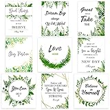 Motivational Bulletin Board Posters,Inspirational Quote Positive Affirmation Wall Poster Art Prints...